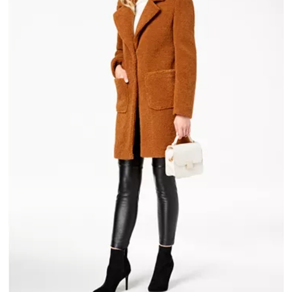 French Connection Walker Teddy Coat XS - Picture 3 of 8